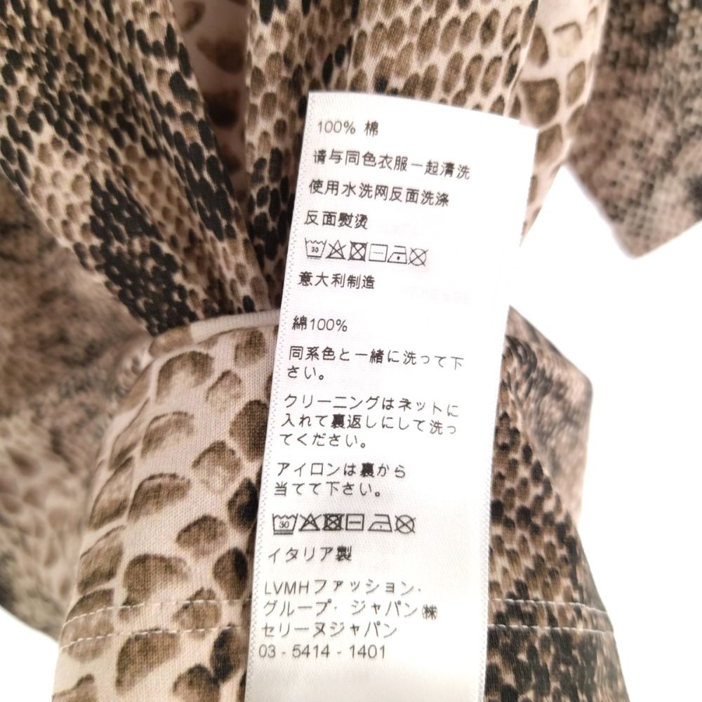 CELINE (セリーヌ) サーペントロゴプリント ルーズTシャツ 半袖