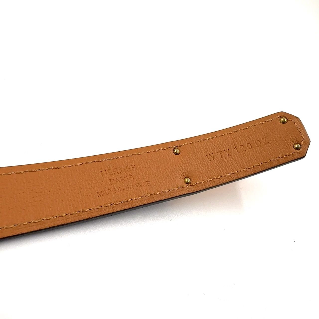 HERMES ケリーベルト エプソン ローズゴールド金具 W刻印 レザー