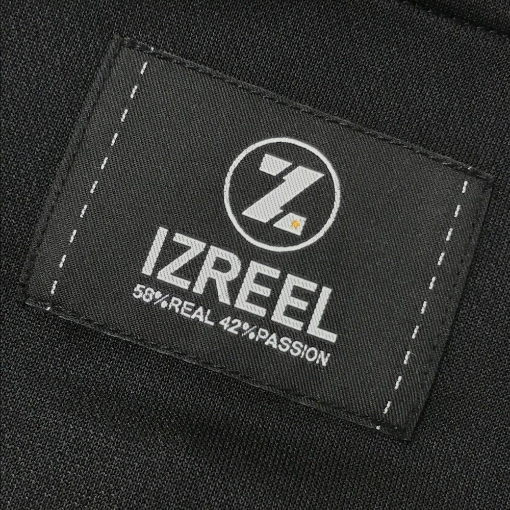 サイズ：M IZREEL イズリール IZR24SS206 ジップジャケット  ブラック系 [240101461632] ゴルフウェア メンズ ストスト サイズ：M IZREEL イズリール IZR24SS206 ジップジャケット