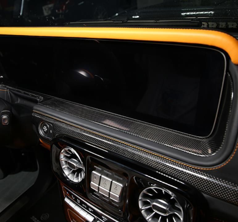 ドライカーボン製 ベンツ Gクラス W463A W464 G500 G63 G350D フロントダッシュボードパネル 3点セット