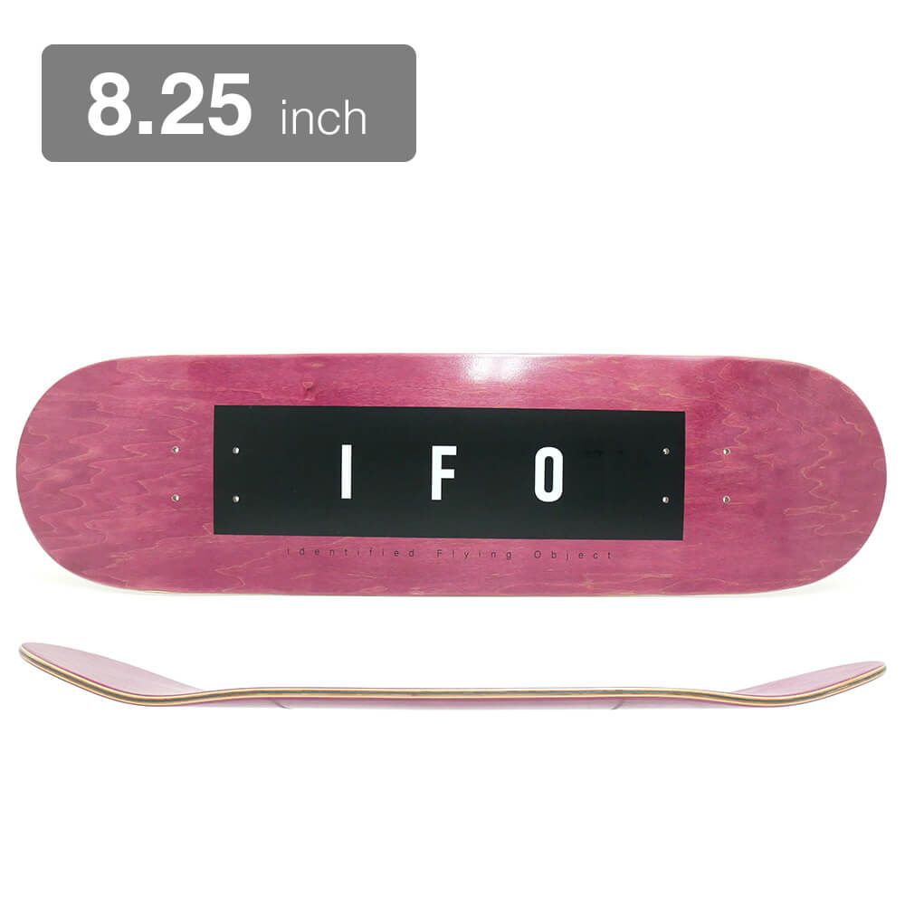 IFO デッキ 8.25 新品未使用 IFO DECK アイエフオーデッキ TEAM SYMBOL WOOD RED 8.25