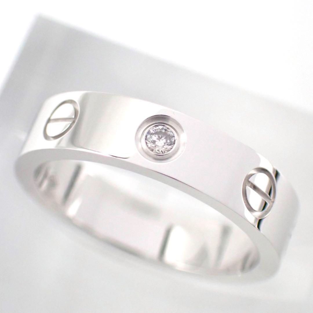 カルティエ 47 ミニラブ リング ダイヤ 1P 750 WG K18 3890 カルティエ 47 ミニラブ リング ダイヤ 1P 750 WG K18 3890 - メルカリ