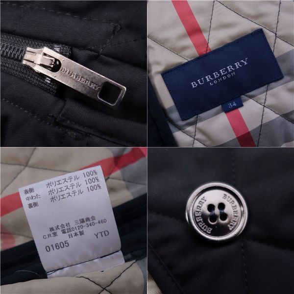 美品 バーバリー ロンドン BURBERRY LONDON コート フード付き