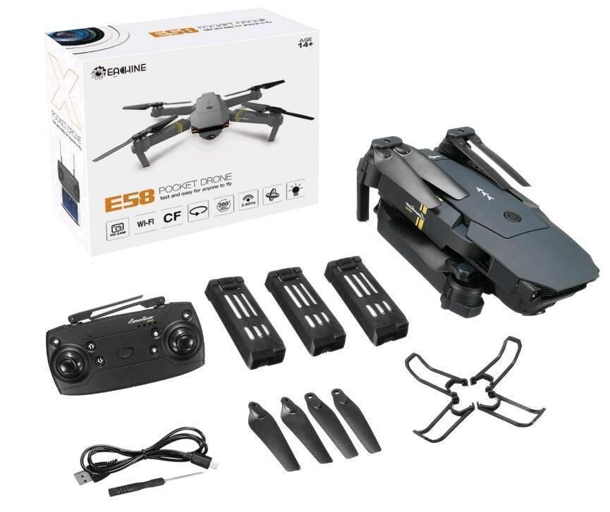 多機能EACHINE58 ドローン カメラ付き 4K 高画質 WIFI FPV
