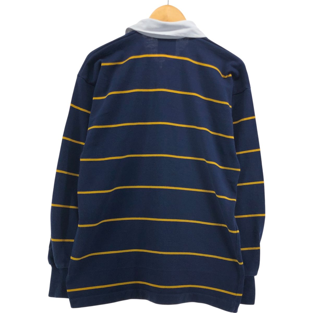 古着 90sビンテージ カンタベリー 刺繡イラスト ラガーシャツ M 古着