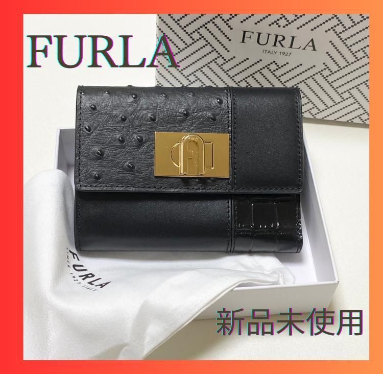 ⭐️大人気 FURLA フルラ 三つ折り財布 ブラック新品・未使用