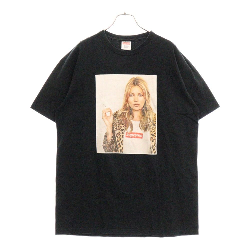 SUPREME (シュプリーム) 12SS Kate Moss Tee ケイトモスフォトプリント 半袖Tシャツ カットソー ブラック