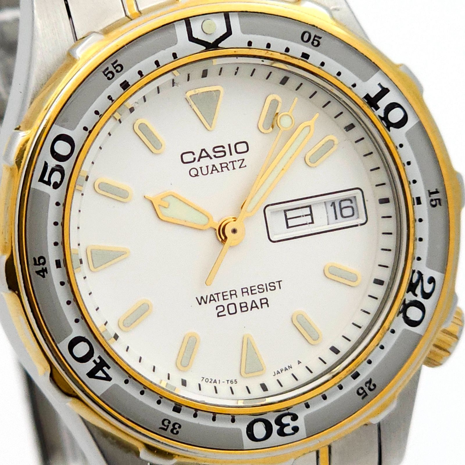 CASIO カシオ MD-715 ダイバー QZ 動作品 - メルカリ