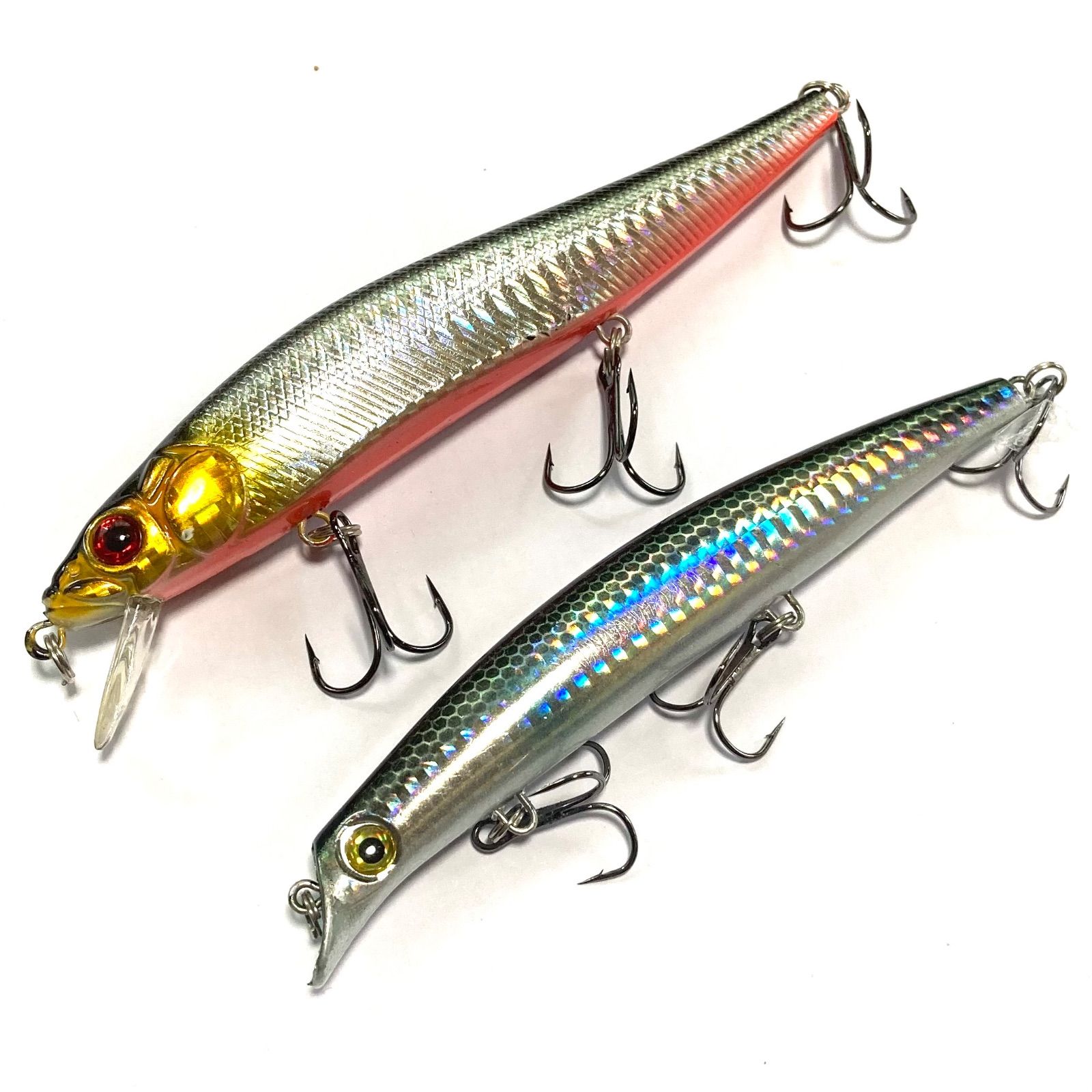 120mm リップレスミノー & 130mm シーバス ミノー セット