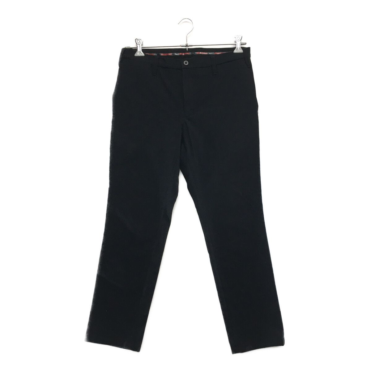 中古 メンズ ブリーフィング BRIEFING パンツ L 黒 ブラック シンプル ストレッチ