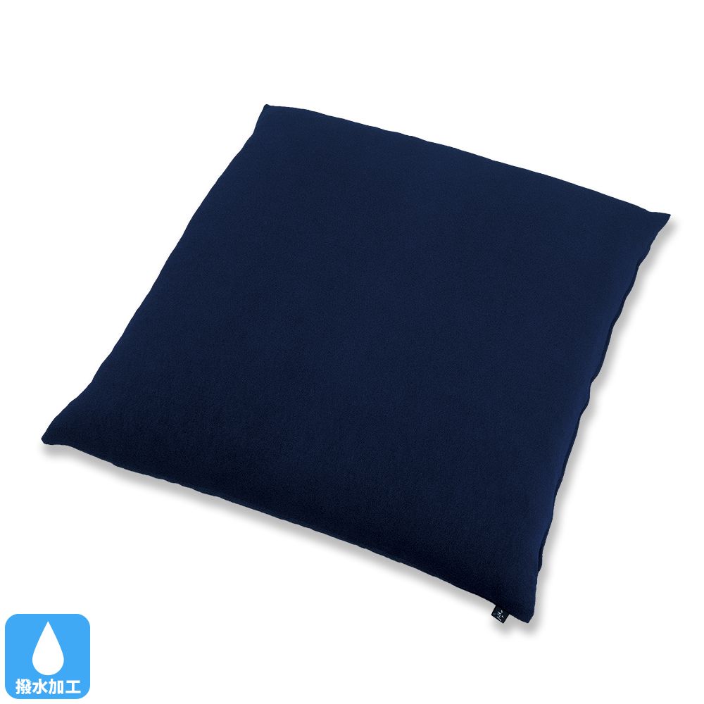 布ものがたり（ちりめん無地） 座布団（カバーのみ） KB（黒紺-くろこん）55×59