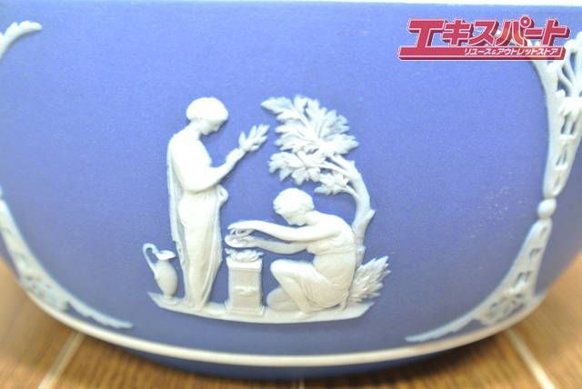 希少 アンティーク WEDGWOOD / ウェッジウッド ジャスパー ボウル ブルー 1900年 湘南台店 - メルカリ