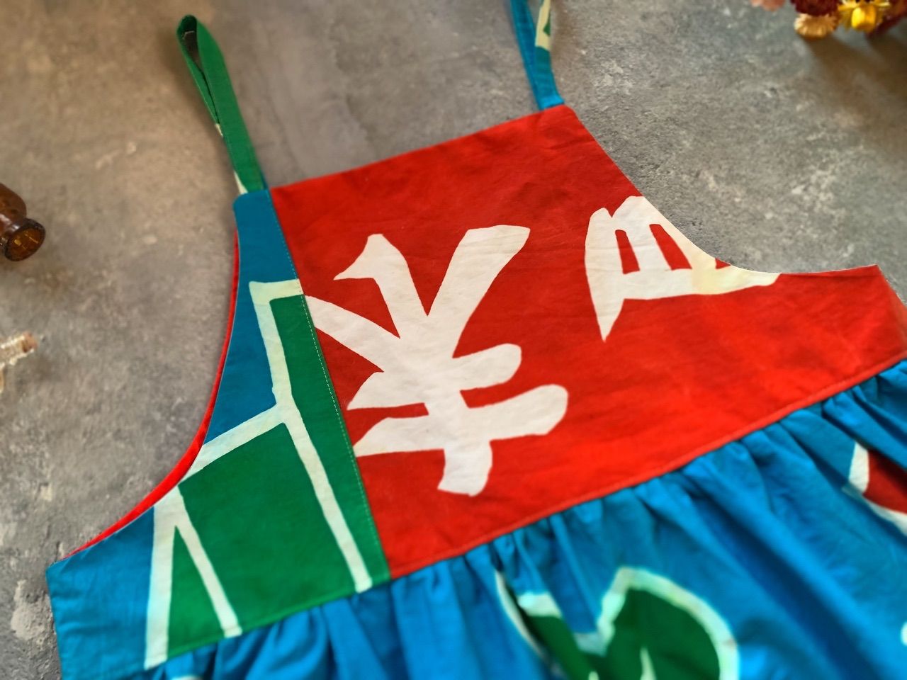 大漁旗リメイクワンピース - メルカリ