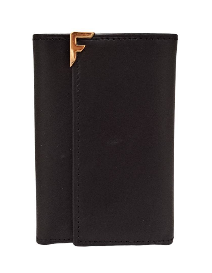 極美品 Salvatore Ferragamo キーケース ブラック 6連 Salvatore Ferragamo フェラガモ キーケース ガンチーニ 6連キー