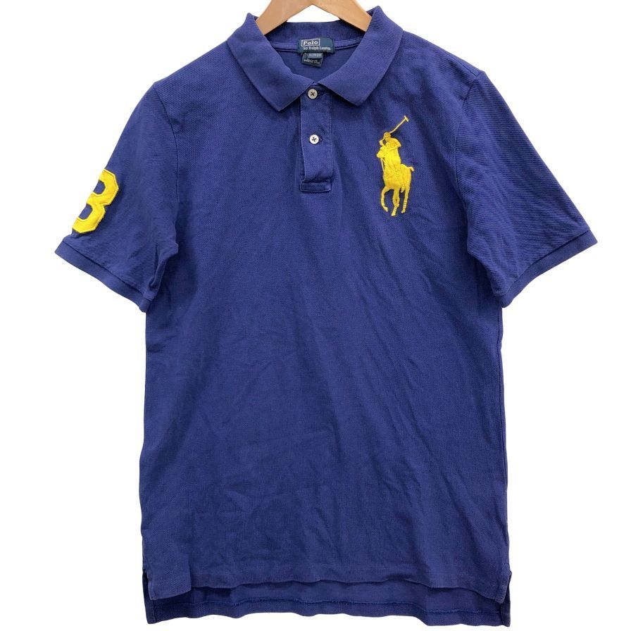 POLO ポロラルフローレン ビッグポニー刺繍　ポロシャツ　　XL（18-20) Amazon | (ポロ ラルフローレン) メンズ 半袖 カスタムスリム
