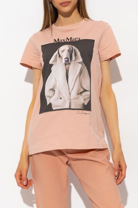 マックスマーラ MAX MARA Tシャツ VALIDO ウェグマンプリント　S 楽天市場】MAX MARA マックスマーラ Tシャツ VALIDO レディース