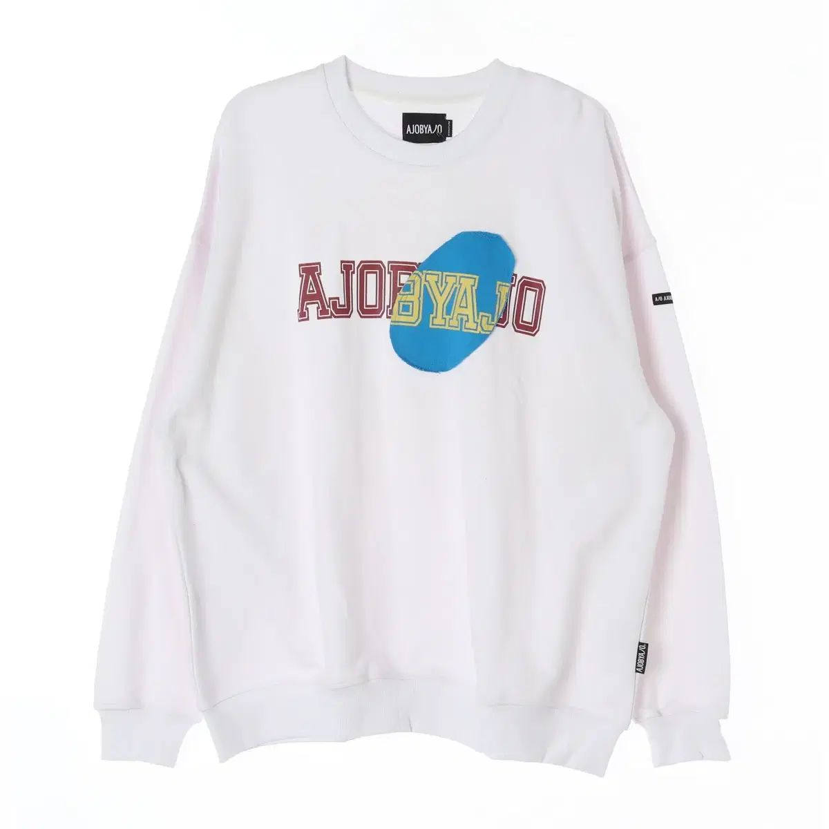 新品 XL AJOBYAJO(アジョバイアジョ) 白 ロゴ パーカー スウェットシャツ