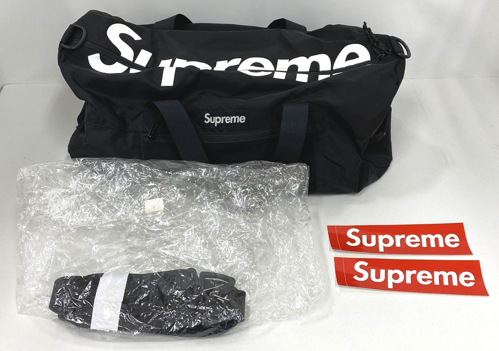 Supreme ボストンバッグ FW23 Supreme Leather Large Duffle Bag レザー ダッフルバッグ