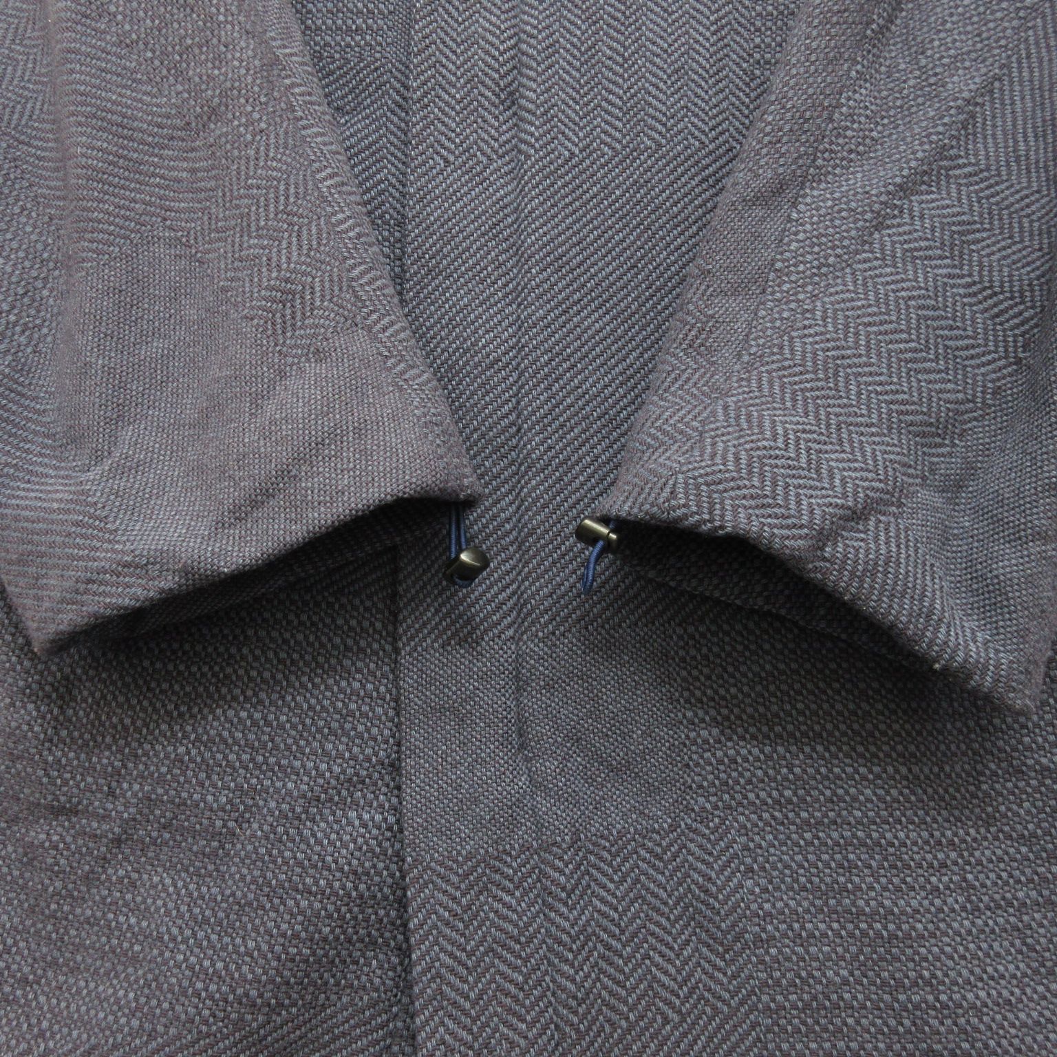 Dulcamara|ﾄﾞｩﾙｶﾏﾗ|ﾊﾟｯﾁﾜｰｸﾂｲｰﾄﾞﾌｰﾄﾞｺｰﾄ|NAVY|ﾈｲﾋﾞｰ