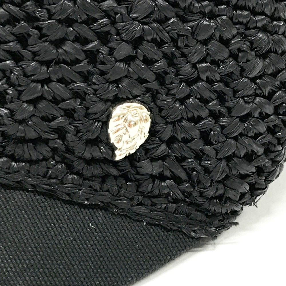 HELEN KAMINSKI ヘレンカミンスキー ラフィアキャップ ブラック系 ONE