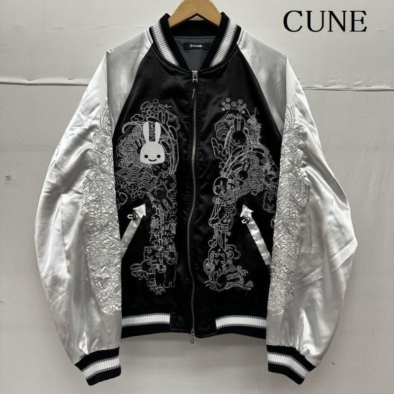 CUNE キューン ジャケット 上着 ジャンパー ブルゾン 30周年 30th ANNIV SOUVENIR JACKET 刺繍 うさぎ スカジャン
