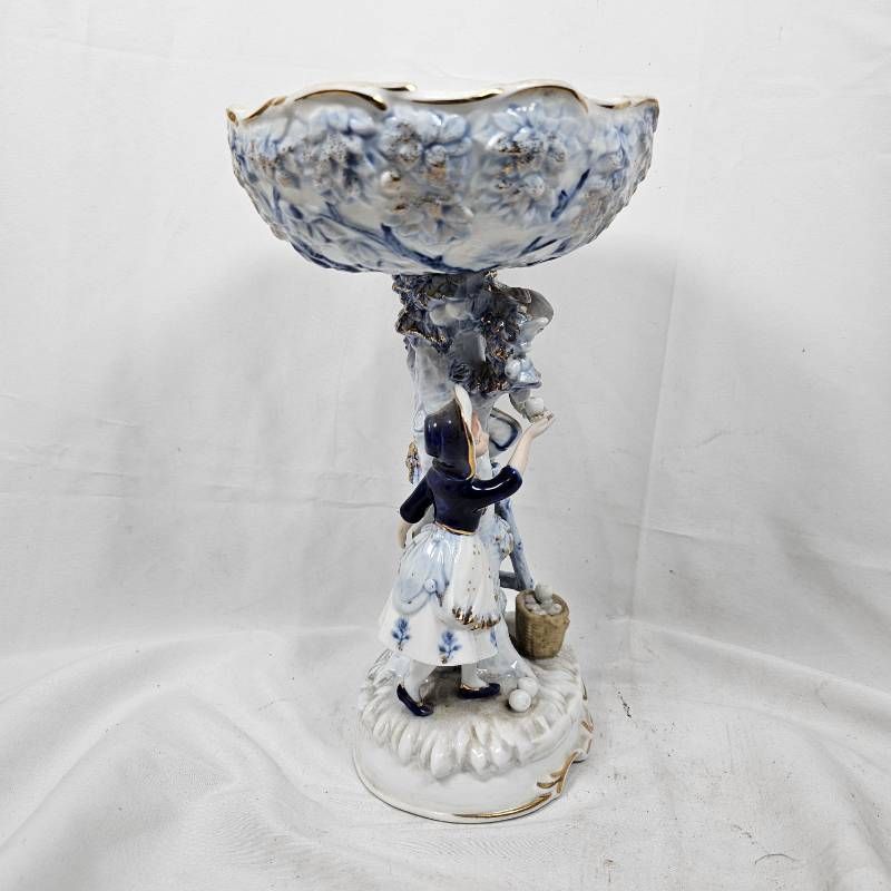 KPM ロココ様式フィギュア装飾付きフルーツボウル KPM ロココ様式フィギュア装飾付きフルーツボウル KPM ロココ様式