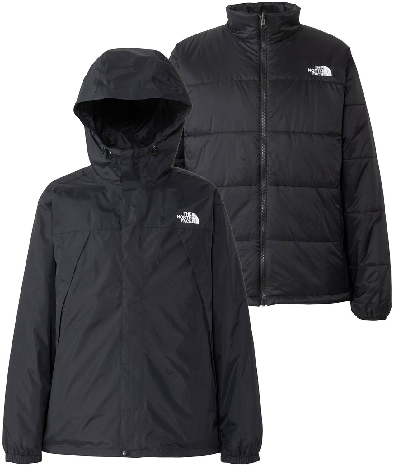 ザ ノース フェイス THE NORTH FACE アウトドア クロノストリクライメイトジャケット メンズ アウター パーカー フーディ 秋冬 春 保温 防水透湿 キャンプ 防寒 タウンユース 普段使い インナー付き 上着 NP62558 K ブラック
