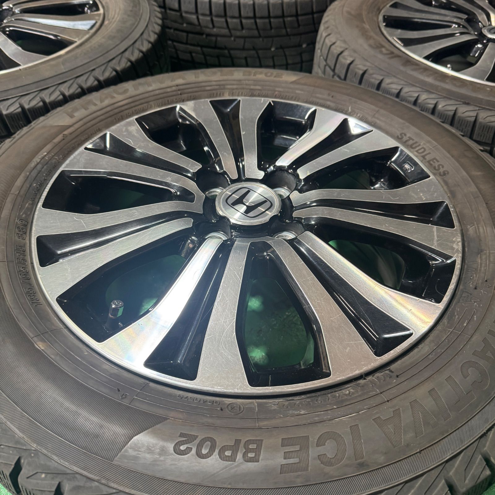 中古スタッドレス ホンダ フリード 純正 15インチ 5.5j +50