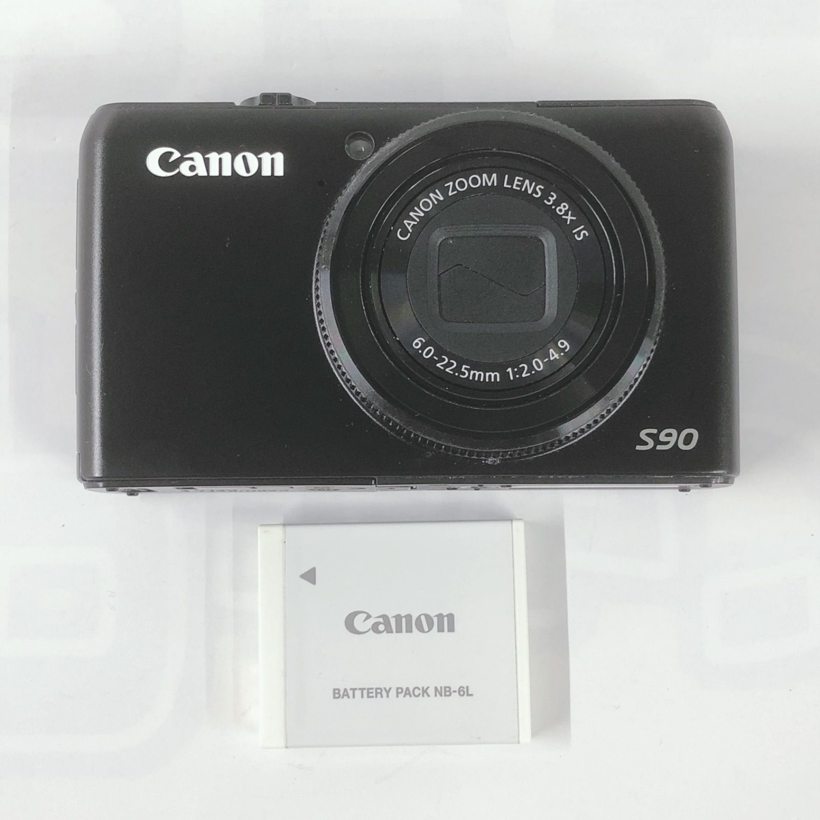 Canon PowerShot S90 PC1429 ブラック デジタルカメラ ジャンク品