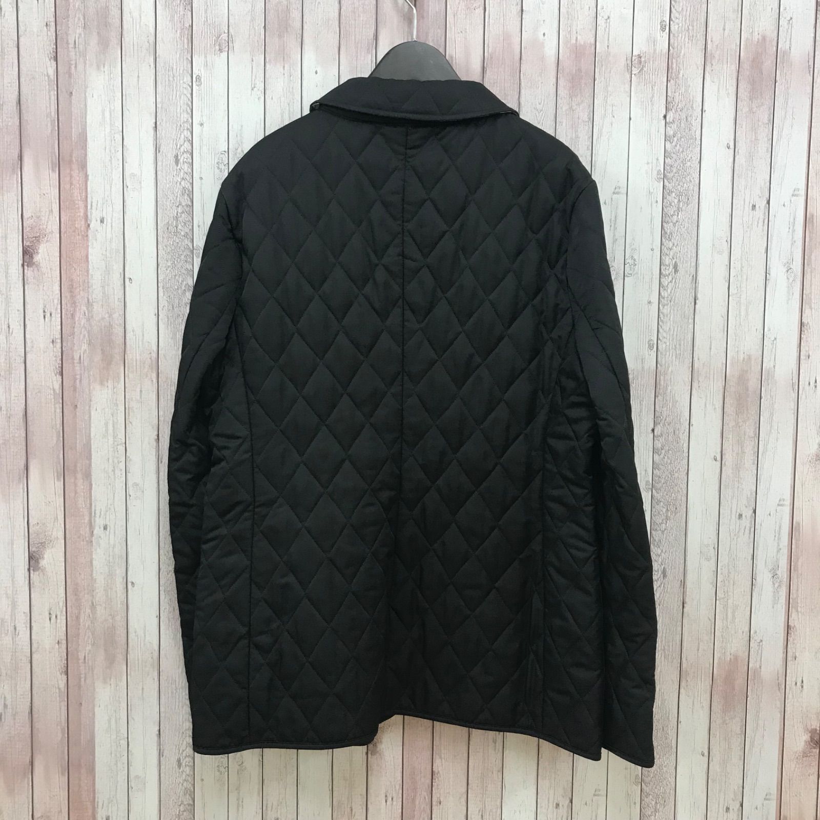 美品　バーバリーロンドン　ジャンパー　キルティング　ノバチェック　ダーククラウン バーバリーロンドン キルティングコート ノバチェック 2way 160A