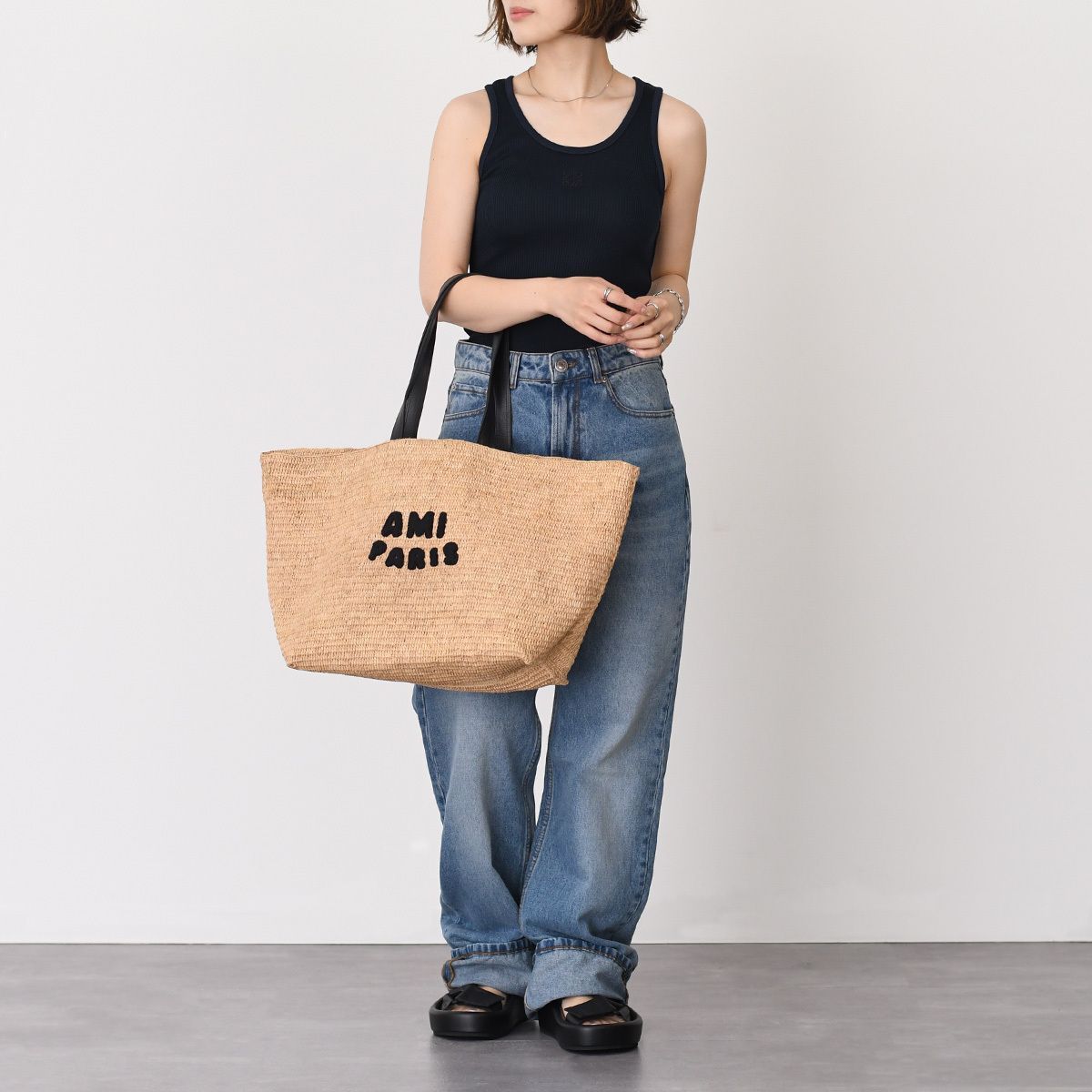 AMI ALEXANDRE MATTIUSSI AMI DE COEUR アミパリス バッグ かご