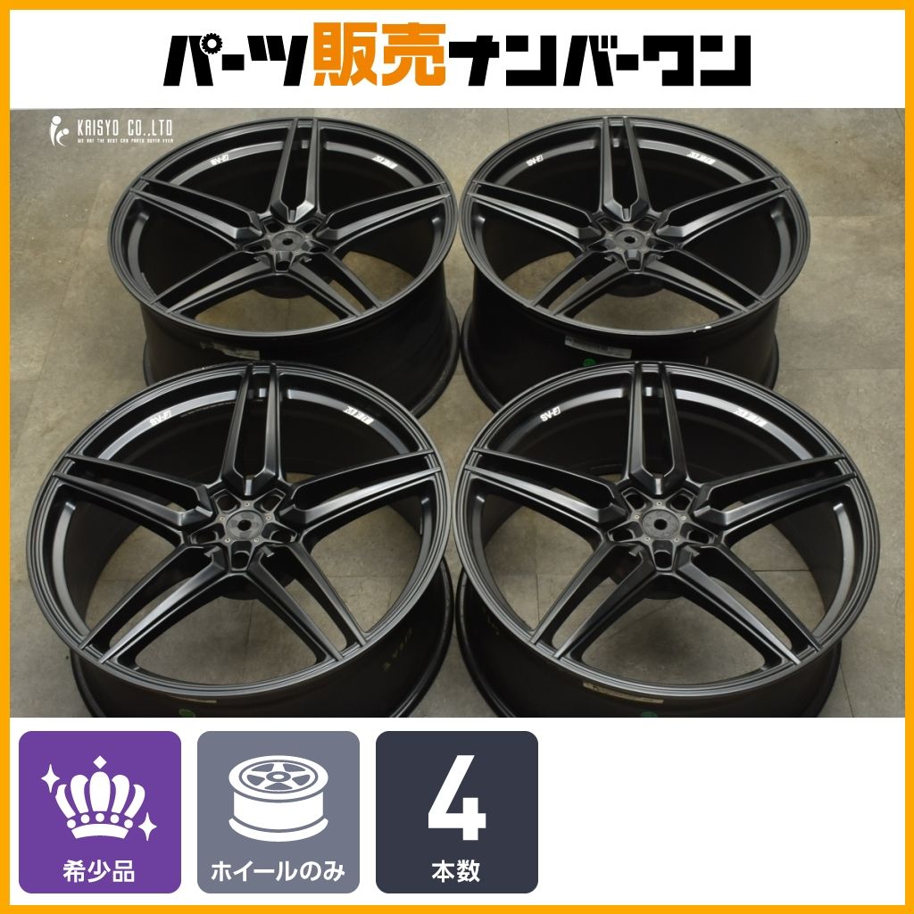 程度良好品 SAVINI SV-F 22in 9J 28 11J 38 PCD114.3 4本セット ハブ径67mm マセラティ レヴァンテ グレカーレ サビーニ