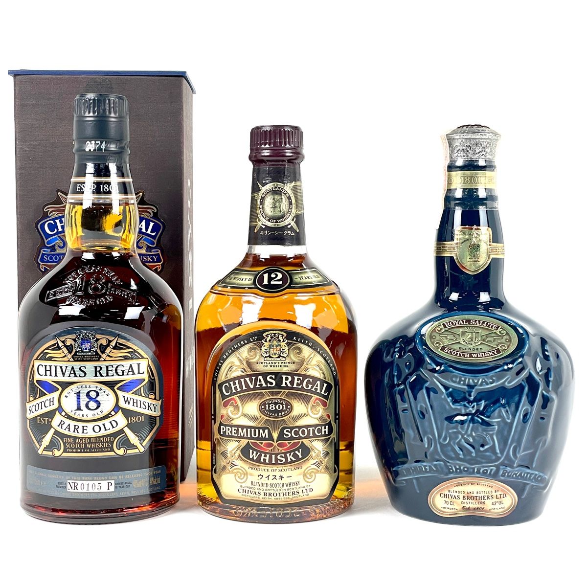 新品未開封 シーバス18年 3本セット 700ml 新品未開封 シーバス18年 3本セット 700ml