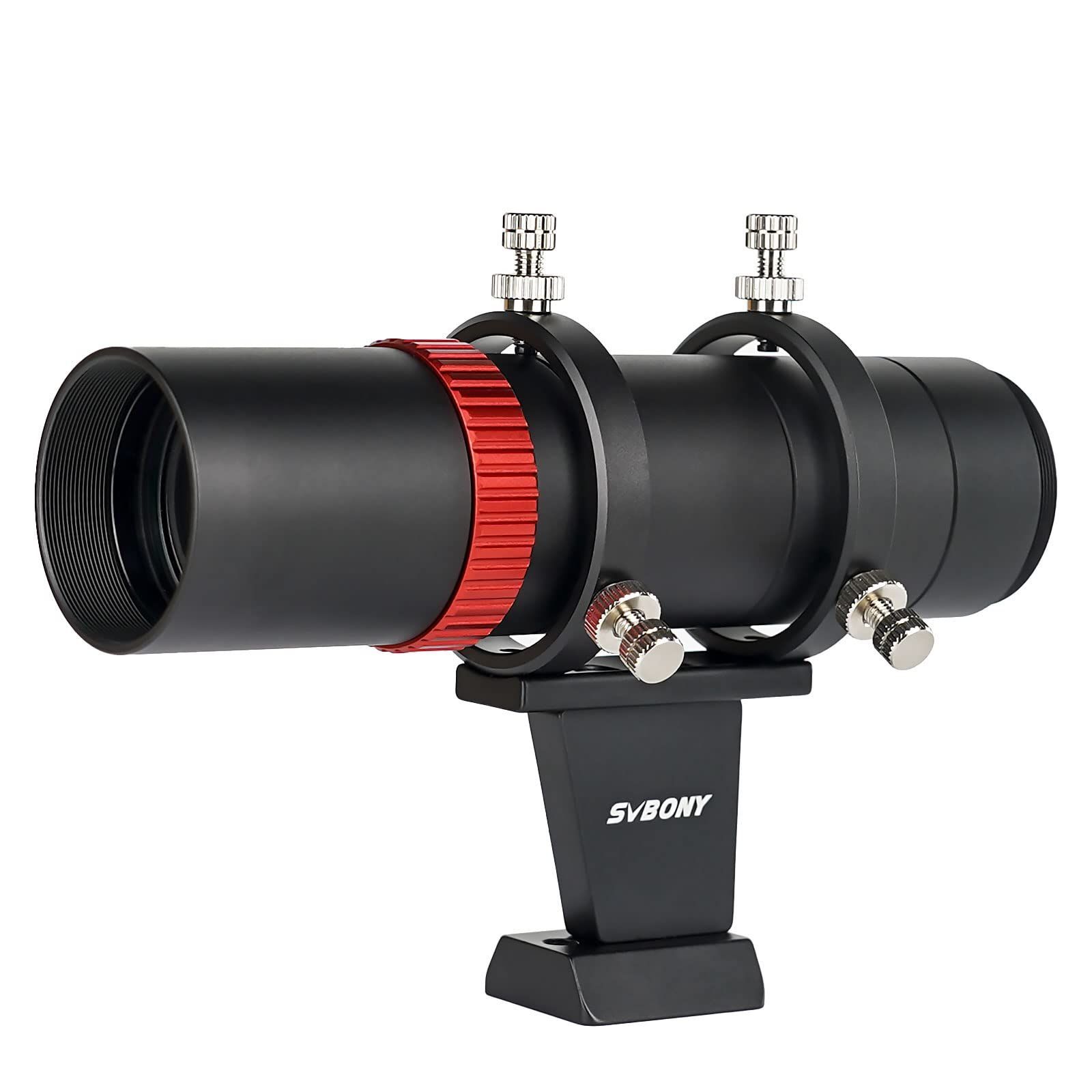 SVBONY SV165 ガイドスコープ ファインダースコープ ミニサイズ 40mm f|4 望遠鏡ファインダー 1.25 - T2 接続タイプ 自動ガイドカメラに最適 ファインダー用