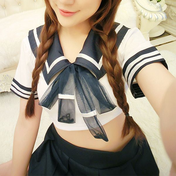 セクシーコスプレ セーラー服 女子高生 JK 学生 スクール セーラー 制服 高校生 ミニスカ 学校 アイドル コスチューム 衣装 コスプレ エロ  過激 セクシー レディース イベント 撮影 仮装 衣装 パーティ ハロウィン - メルカリ