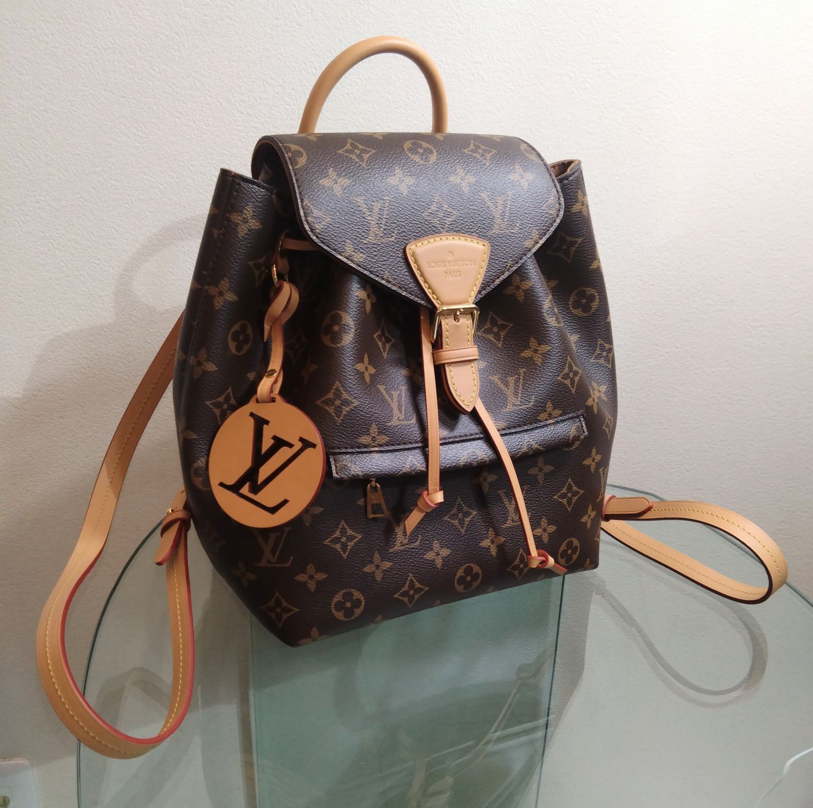 923 極美品！LOUISVUITTON ルイヴィトン モノグラム モンスリPM リュック M45501