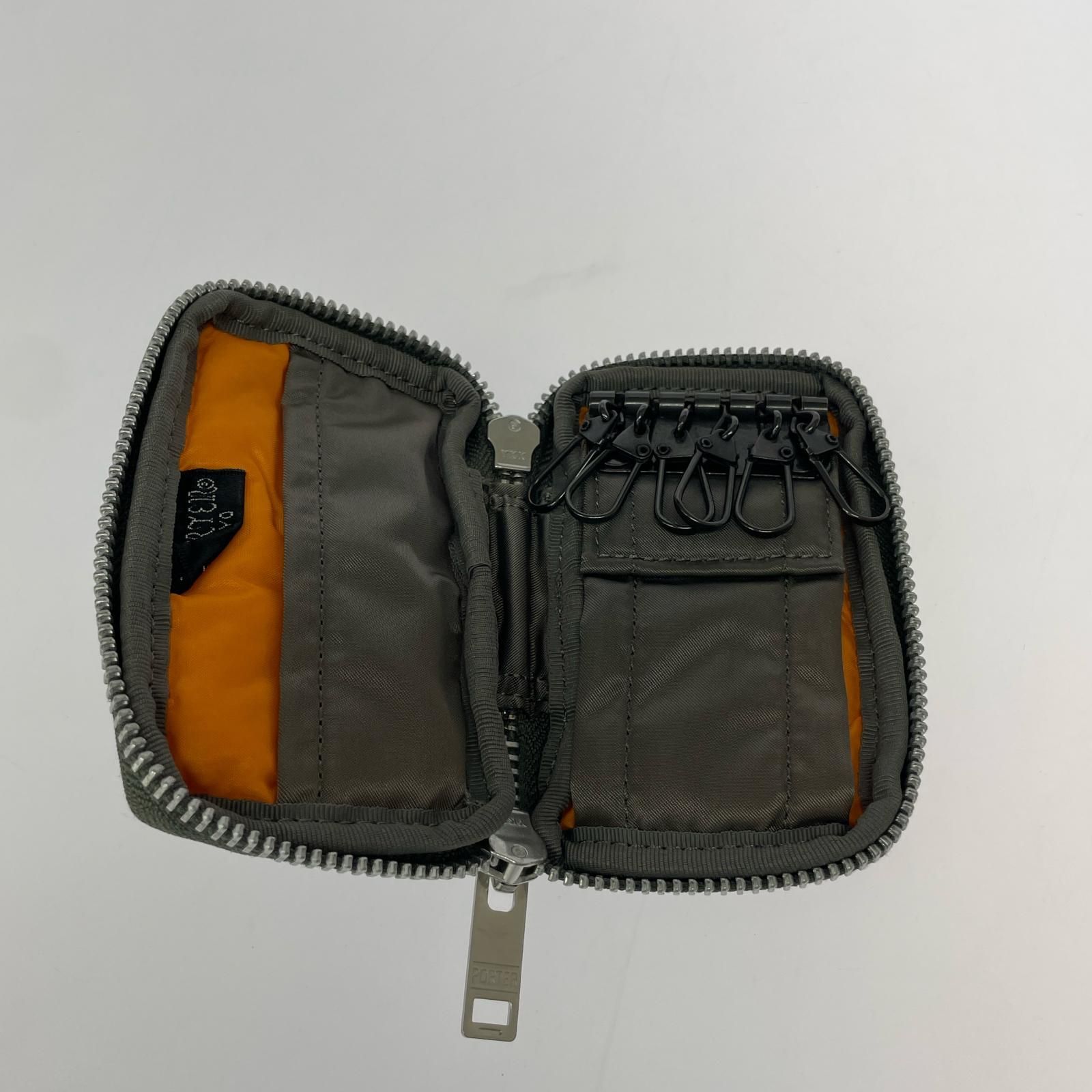 PORTER キーケース オリーブグリーン ポーター タンカー キーケース カーキ色 6連 セージグリーン