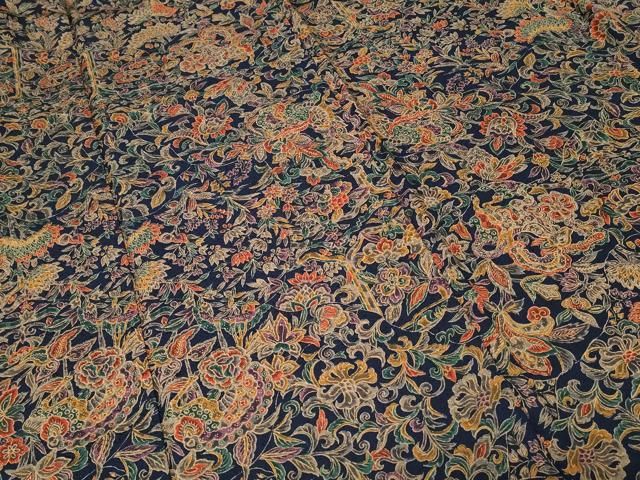 平和屋着物□上質な小紋 草花文 正絹 逸品 CAAV2078ev