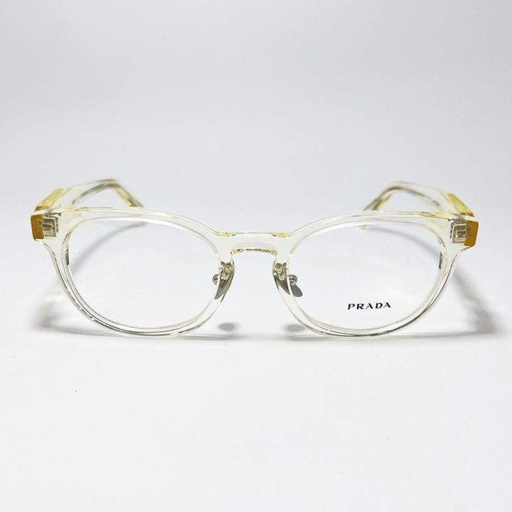 PRADA プラダ 眼鏡 メガネフレーム VPRB06D-19X | PRB06D-19X シャンパン | Transparent Champagne クリアベージュ ツヤあり