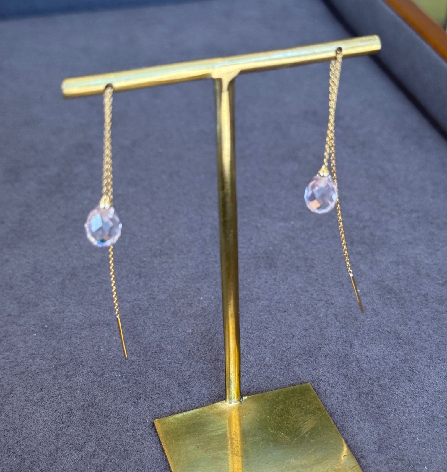 TASAKI タサキ 750 ローズクォーツ ピアス - メルカリ 