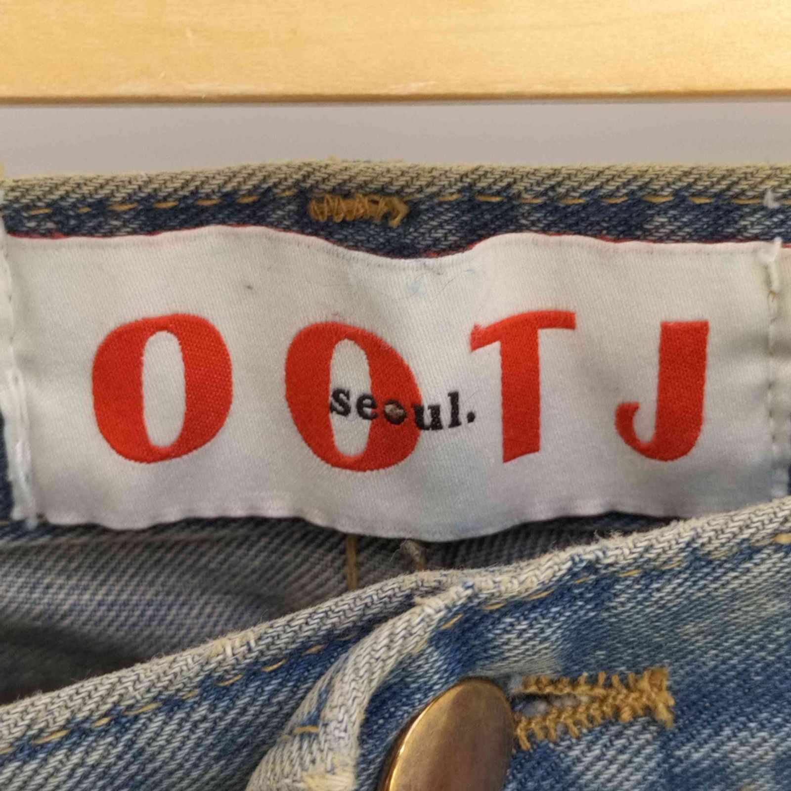 フルギ OOTJ seoul 韓国製 ワイドデニムパンツ メンズ Large - メルカリ