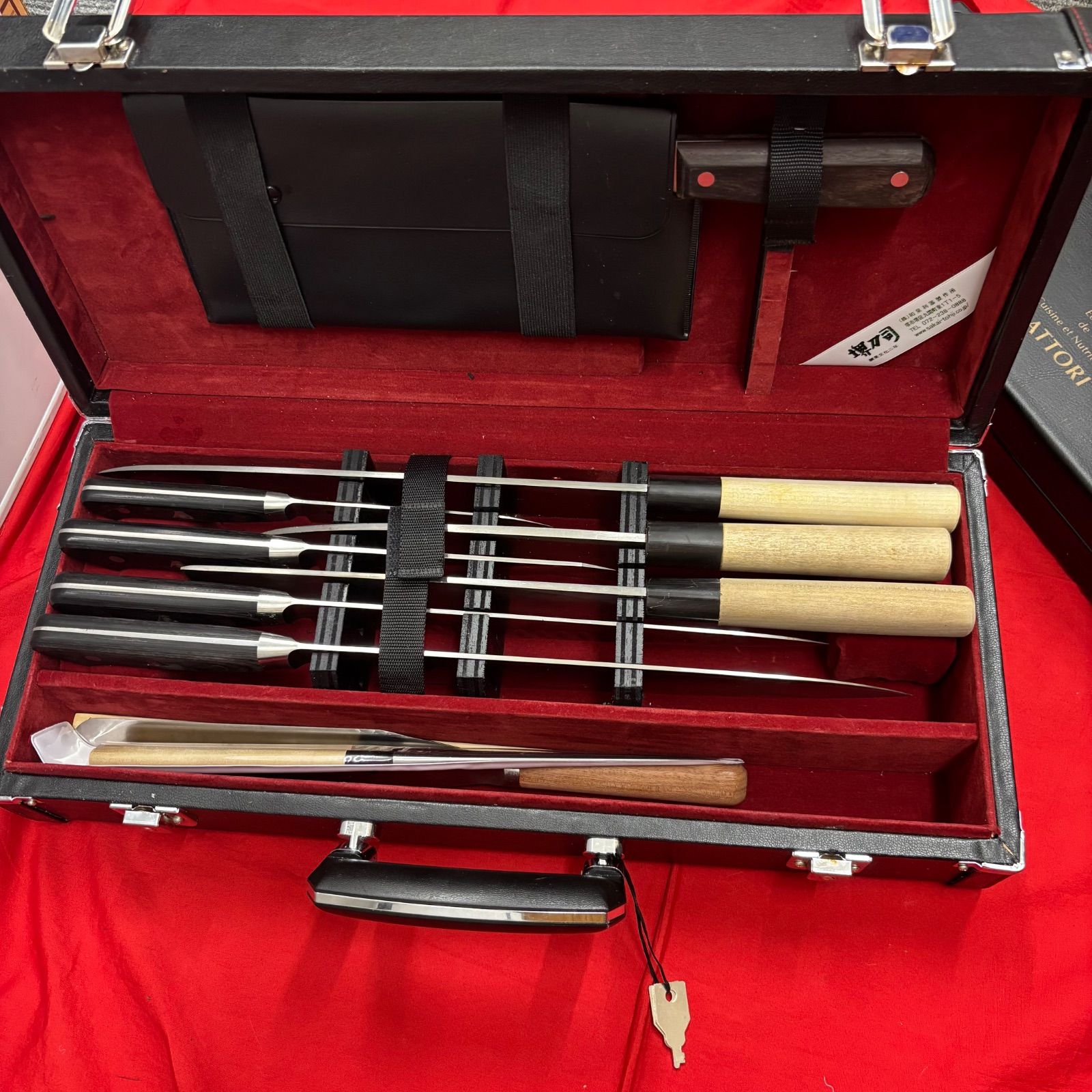 服部栄養専門学校 包丁セット 服部栄養専門学校 包丁セット7本 堺刀