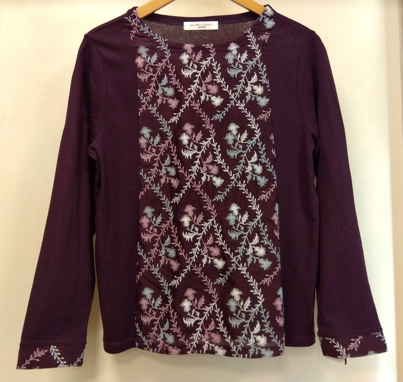 カッスルクームガーデン✴︎コットンハウスアヤ 花柄刺繍 ブラウス