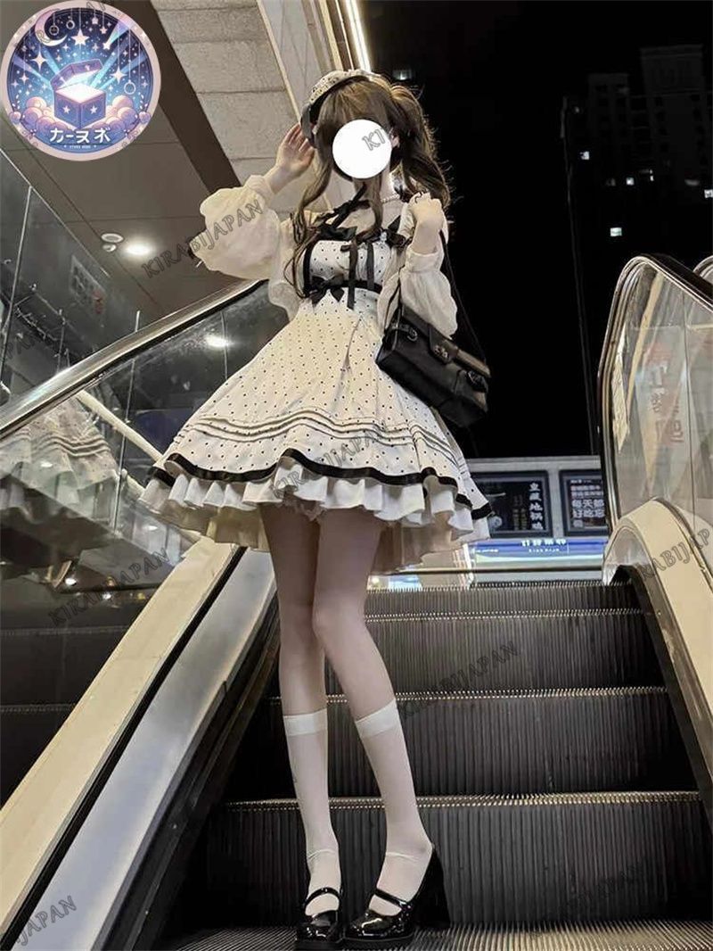 フリルリボン付き プリンセス風