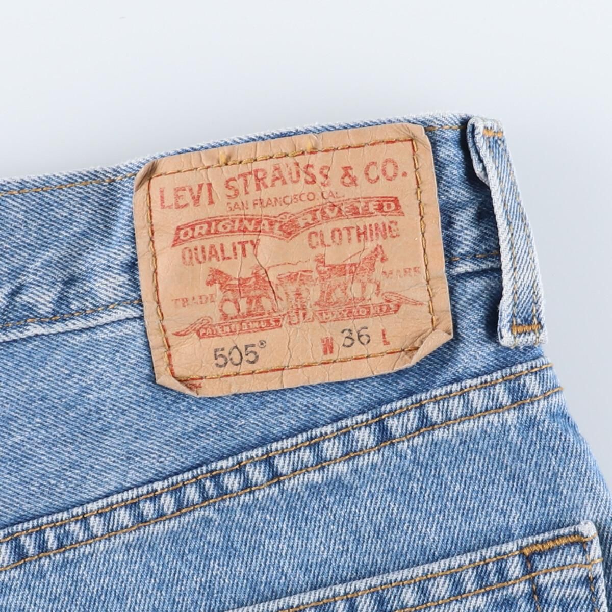 古着 リーバイス Levi's 505 REGULAR FIT デニムショーツ ショート