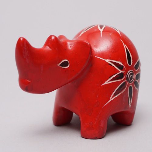 ケニア ソープストーン アニマル 置物 アフリカ 石の彫刻