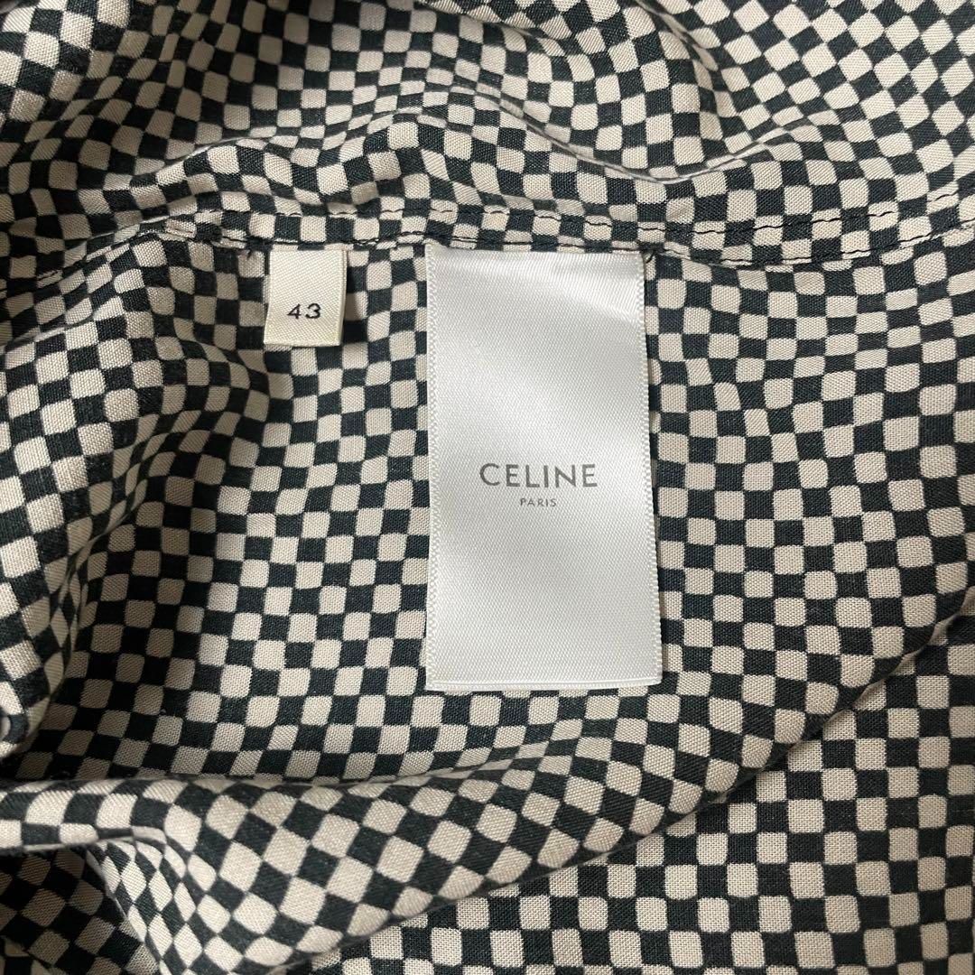 CELINE by Hedi Block Check Pattern shirt - メルカリ