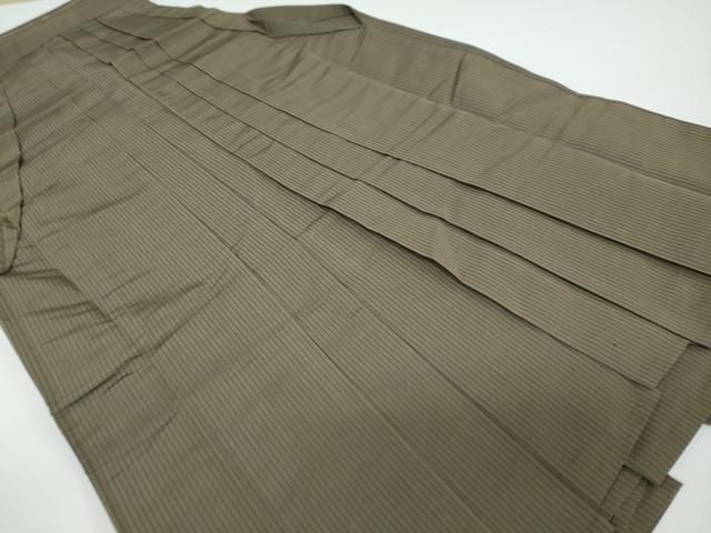 平和屋着物●男性 馬乗り袴 縞 正絹 DAAW5350ud