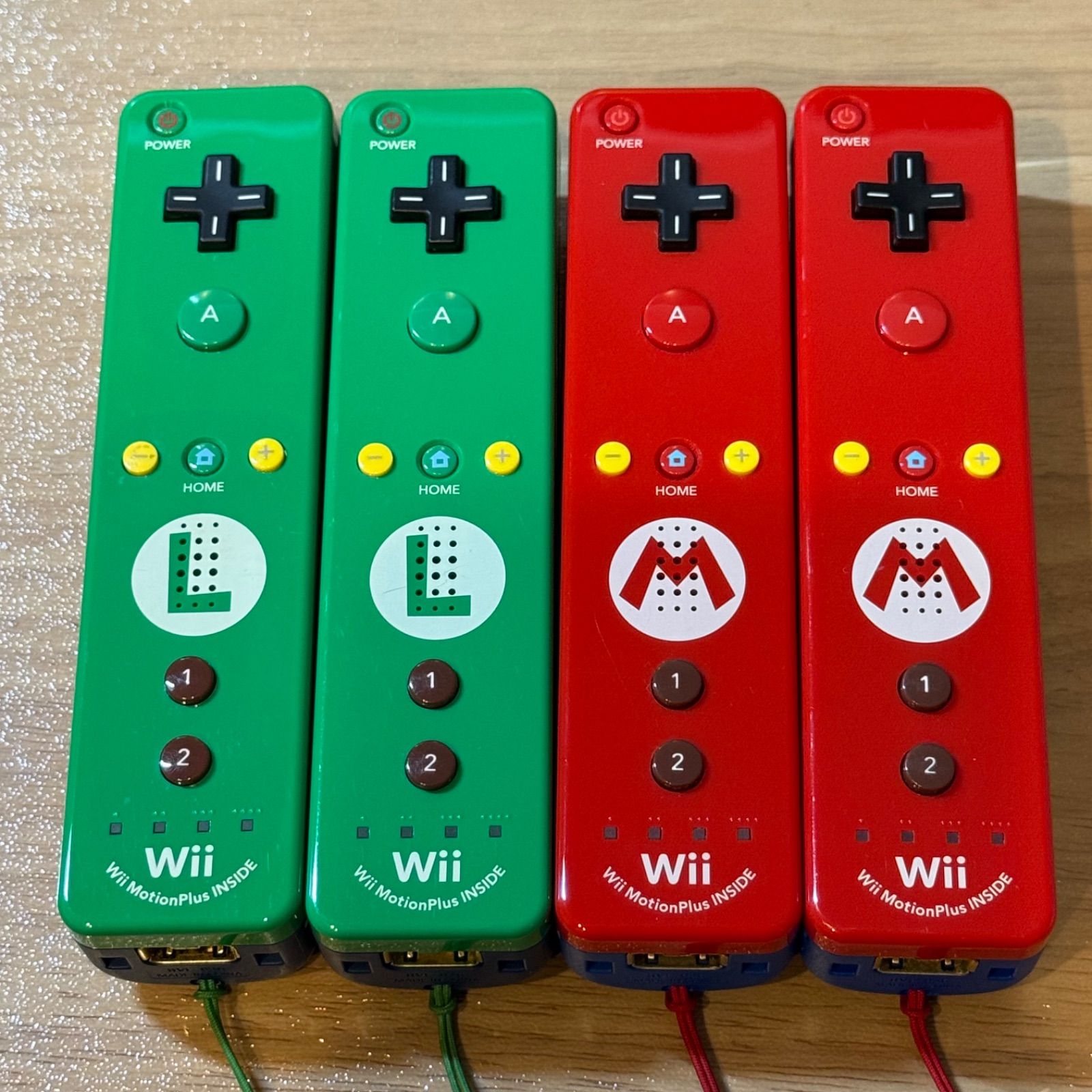 10-016 Wii リモコンプラス マリオ ルイージ 4本