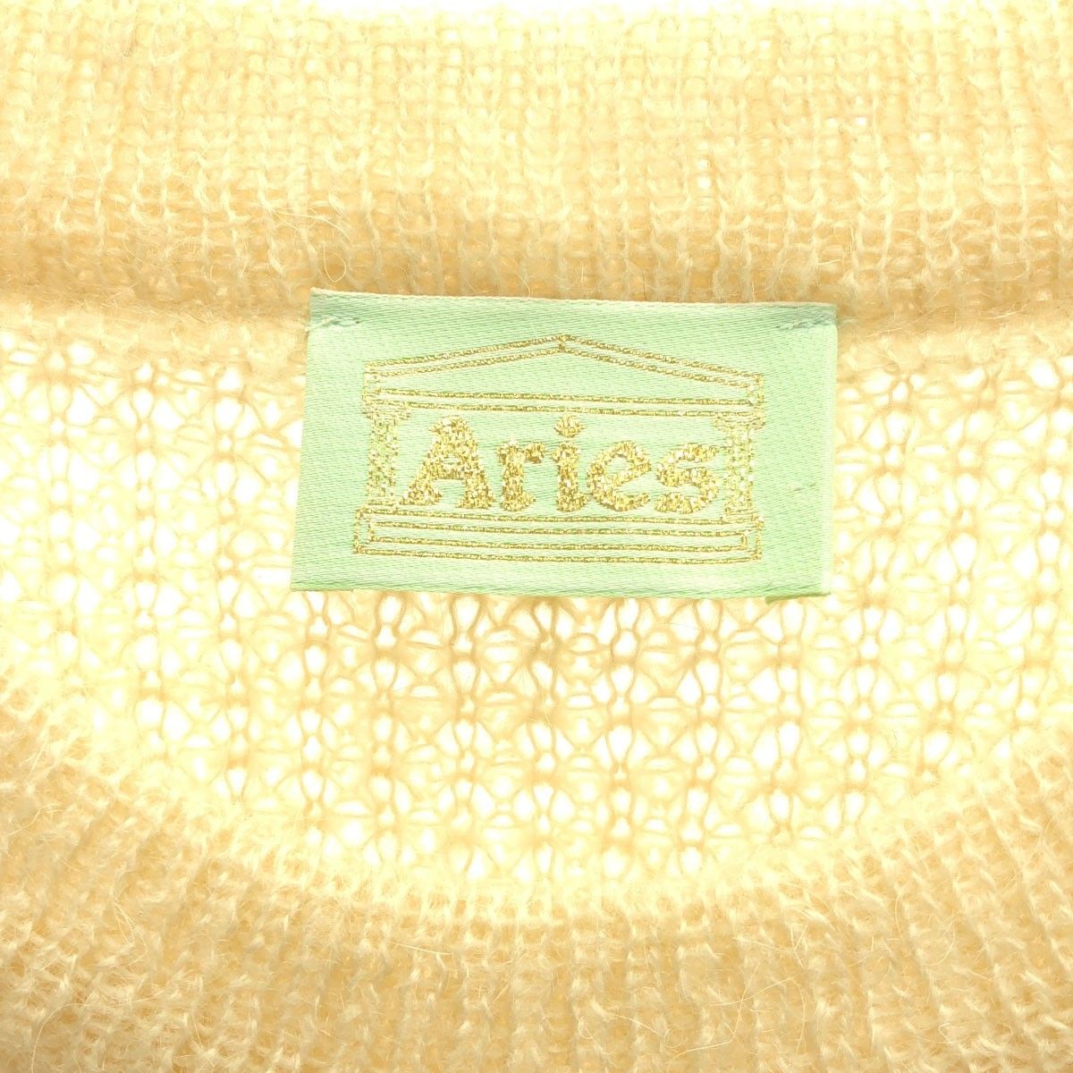 Aries アリーズ Waffle Knit Jumper アクリルワッフルニットセーター 